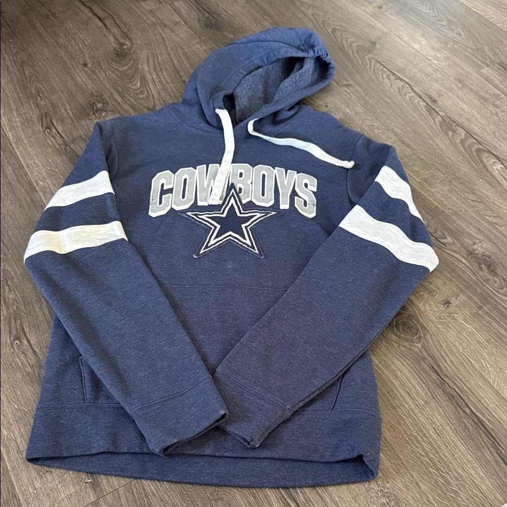 MENS - Cowboys Navy Blue Hoodie Sweater